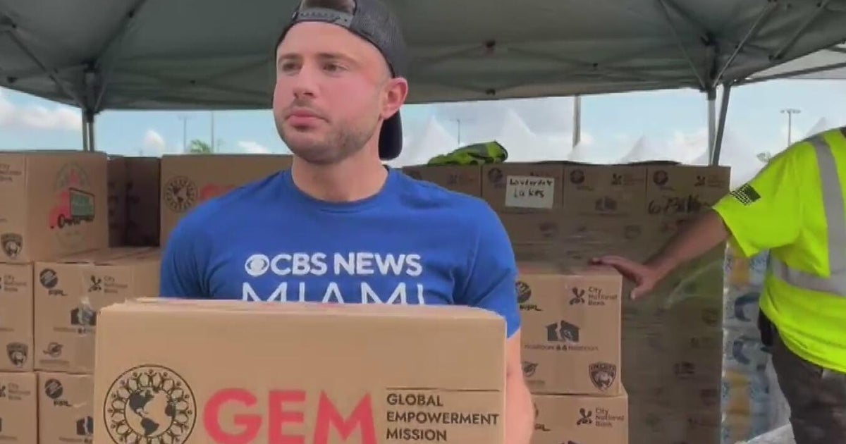 CBS News Miami is giving back this hurricane season delivering supplies across South Florida