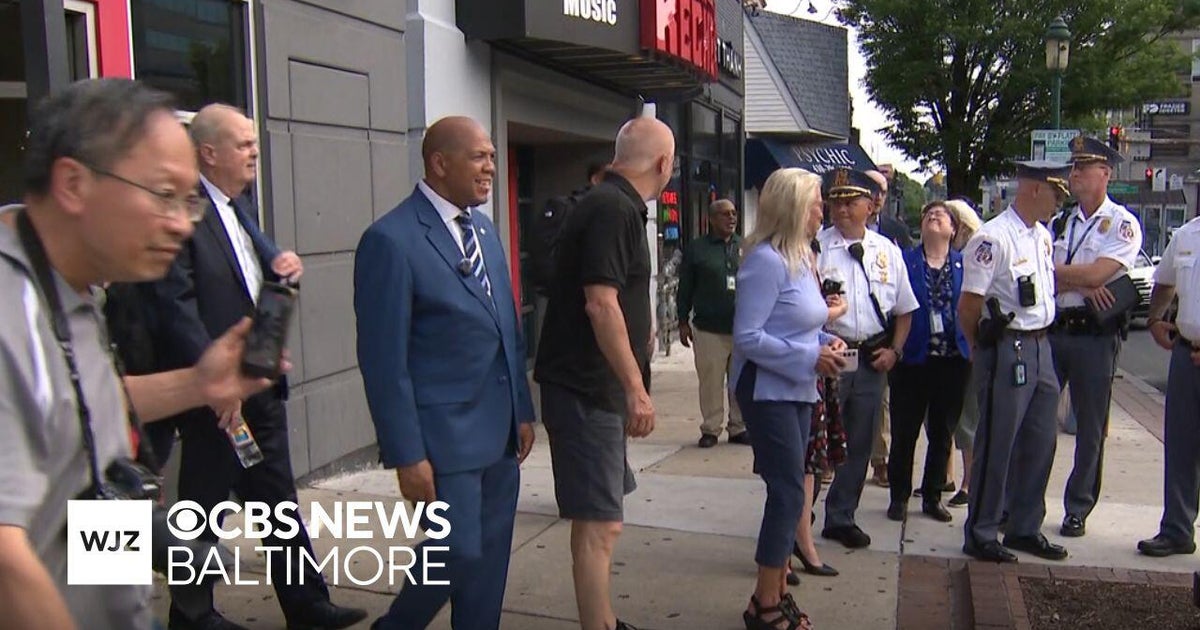 Baltimore County leaders visit businesses to address crime
