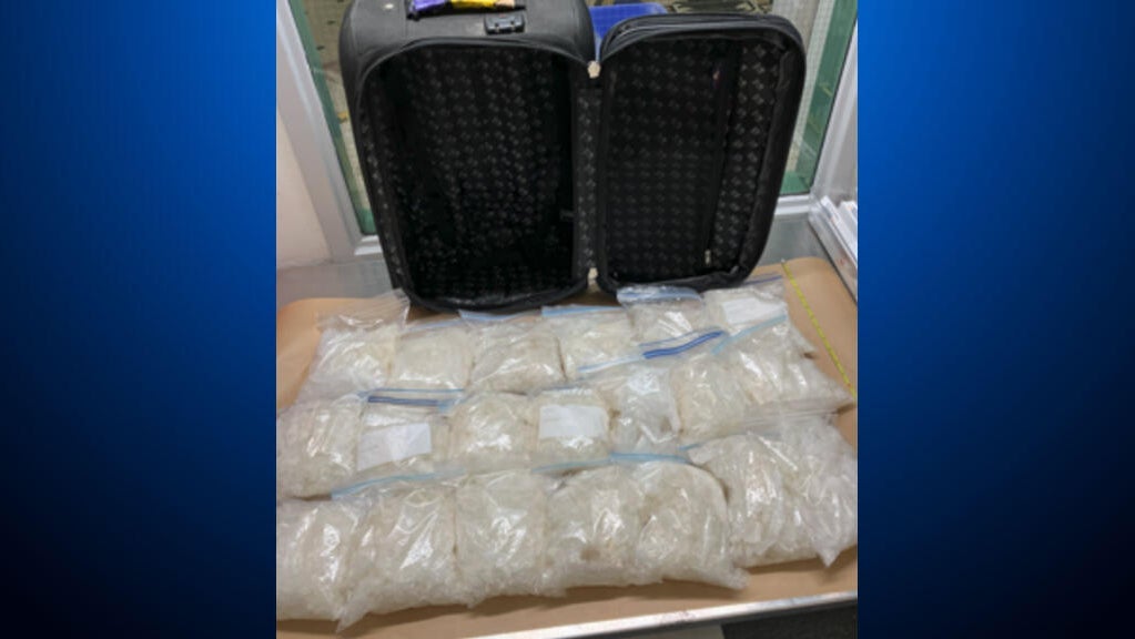 23 pounds of meth seized, 2 arrested following traffic stop in Redwood ...