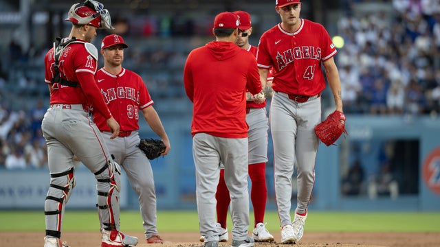 Angels Dodgers Baseball 