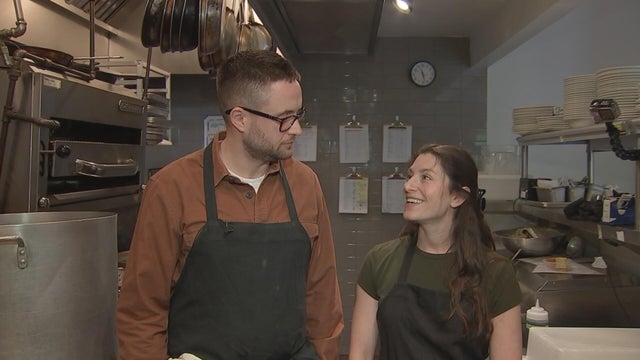 Chefs Alex Kemp and Amanda Schulman 