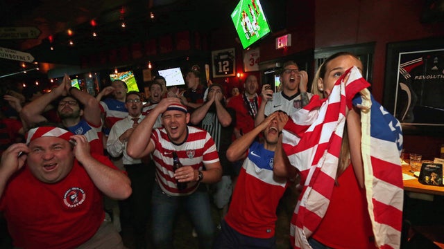World Cup Fans Watch U.S. Vs. German 