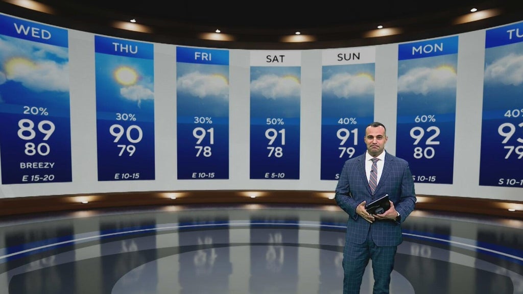 Temperatures in South Florida could feel like triple digits as more active storms could come