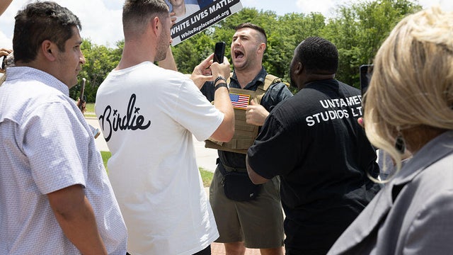 Far-right influencer Jake Lang 