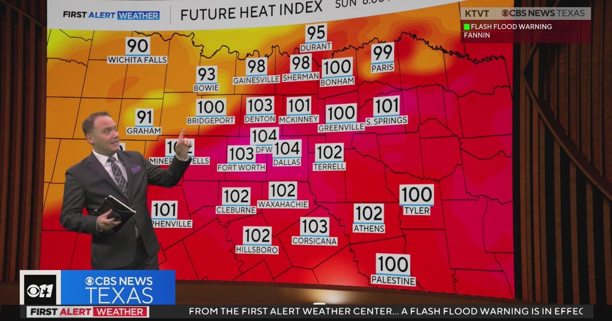 Despite rain in the forecast, heat index to top 100 Friday through ...