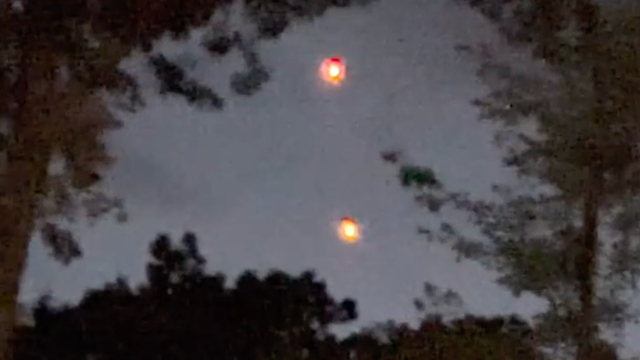 Eyewitness video showing bright lights in the sky in the northeastern United States in July 2025, captured on an iPhone. 