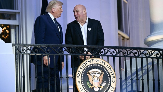 APTOPIX UFC Freedom 250 Trump 