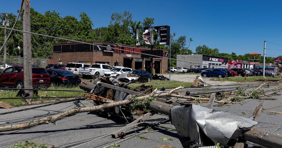 Severe storms bring heavy rain and high winds, toppling trees and power lines in parts of U.S.