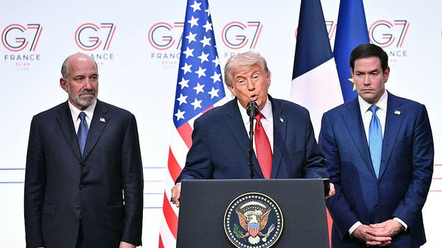 President Trump at the G7 summit in Evian, France, on June 17, 2026. 