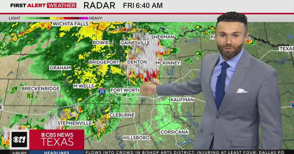 Storms moving through North Texas Friday morning, with strong winds and ...