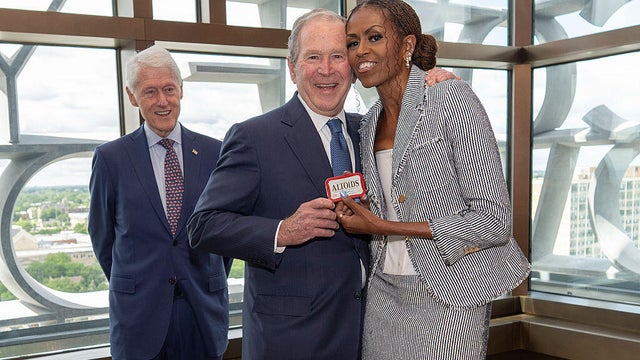Former Presidents Gather For Obama Presidential Library Dedication Ceremony 