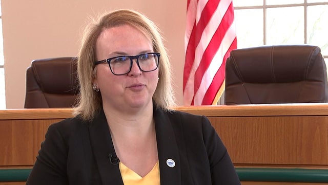 Downingtown Mayor Erica Deuso during an interview 