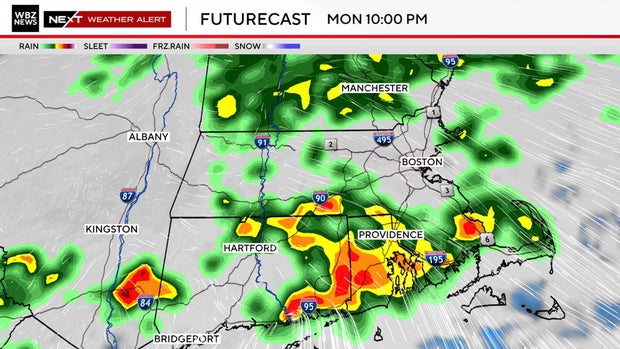 Monday rain
