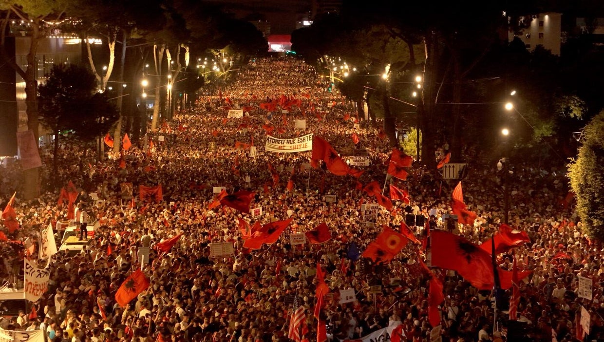 Albania protests sparked by Jared Kushner-backed luxury resort plans ...