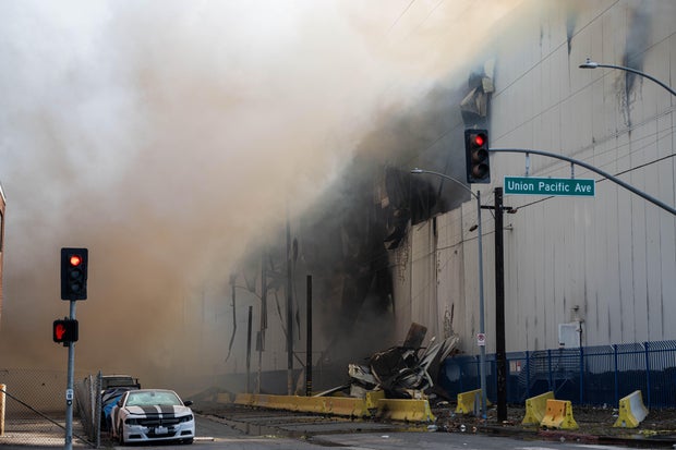 Los Angeles cold storage warehouse fire continues for third day