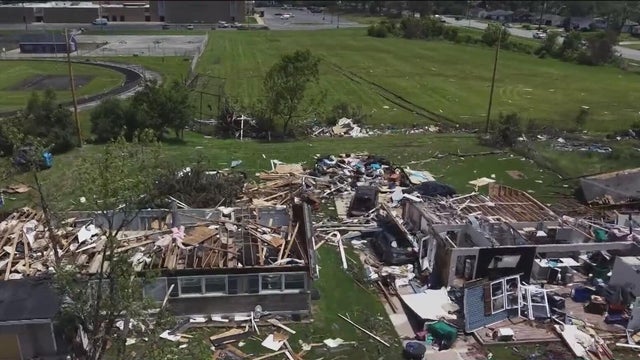 Merrillville tornado cleanup 