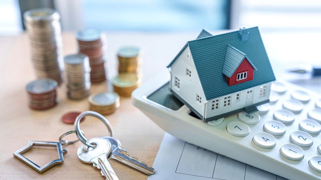 Home concept, Home savings, Selling home, Money and house, Business and finance concept 