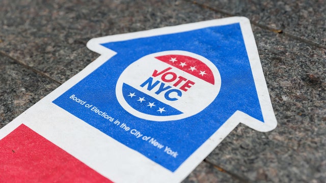Residents Cast Ballots On The First Day Of Early Voting In New York Primary Election 