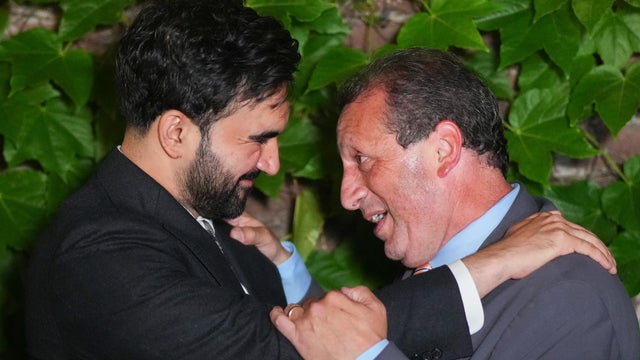 Brad Lander, former New York City comptroller and US Democratic House candidate for New York, right, and Zohran Mamdani, mayor of New York, during a primary election night watch party in New York, US, on Tuesday, June 23, 2026. 