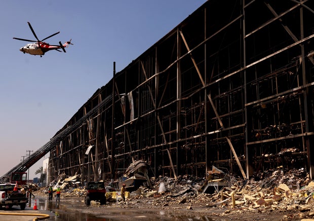 Boyle Heights warehouse fire. 