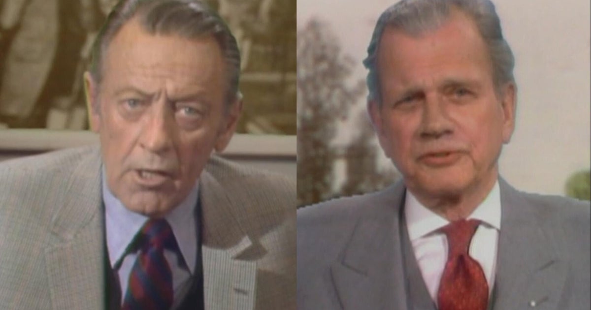 Watch: Actors William Holden and Joseph Cotten mark America's bicentennial
