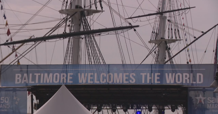 Service members and visitors unite at Baltimore's Sail250
