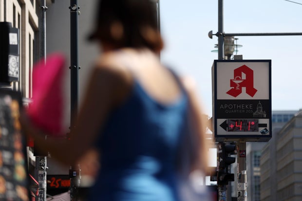 Germany Swelters Under Heat Wave 