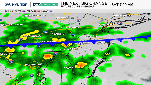 Rainy Saturday kicks off weekend in Philadelphia 