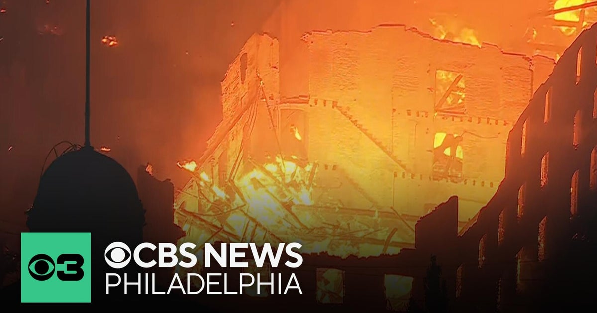 Two juveniles charged with arson in massive fire in Allentown - CBS ...
