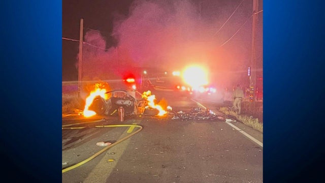 A three-car crash near Modesto left one person dead and several injured 