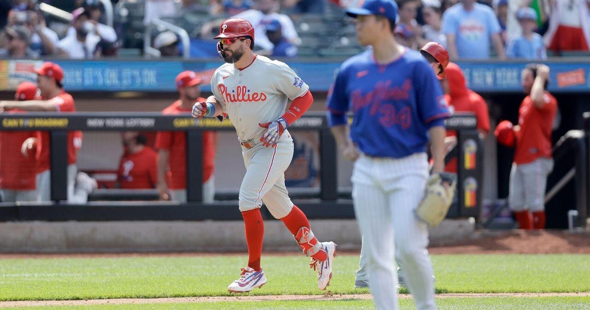 Kyle Schwarber's MLB-high 30th home run powers Phillies past Mets - CBS New  York