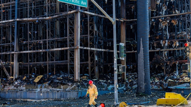 Boyle Heights fire aftermath 