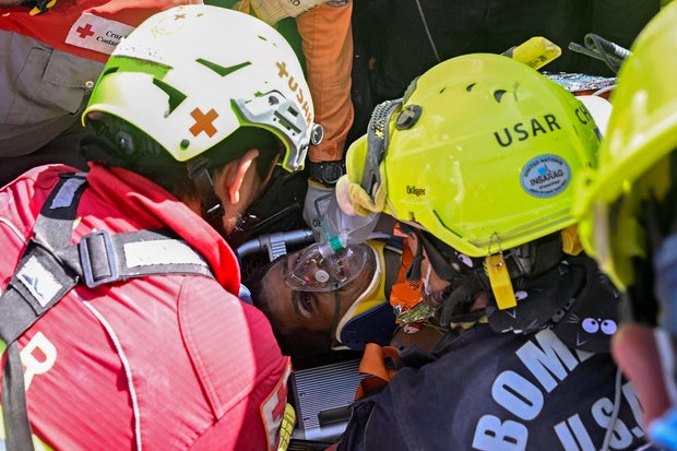 Security guard rescued from rubble 8 days after Venezuela earthquakes