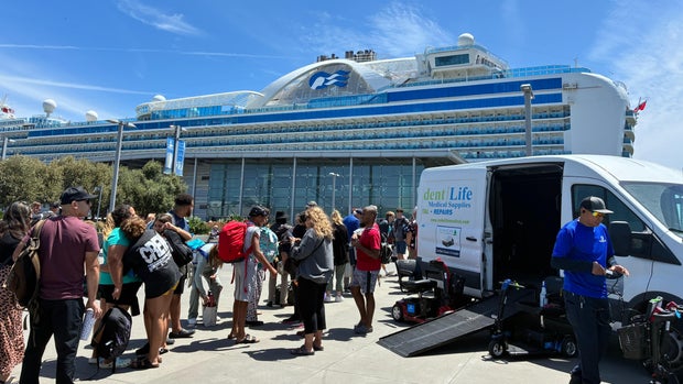 Ruby Princess docked in San Francisco
