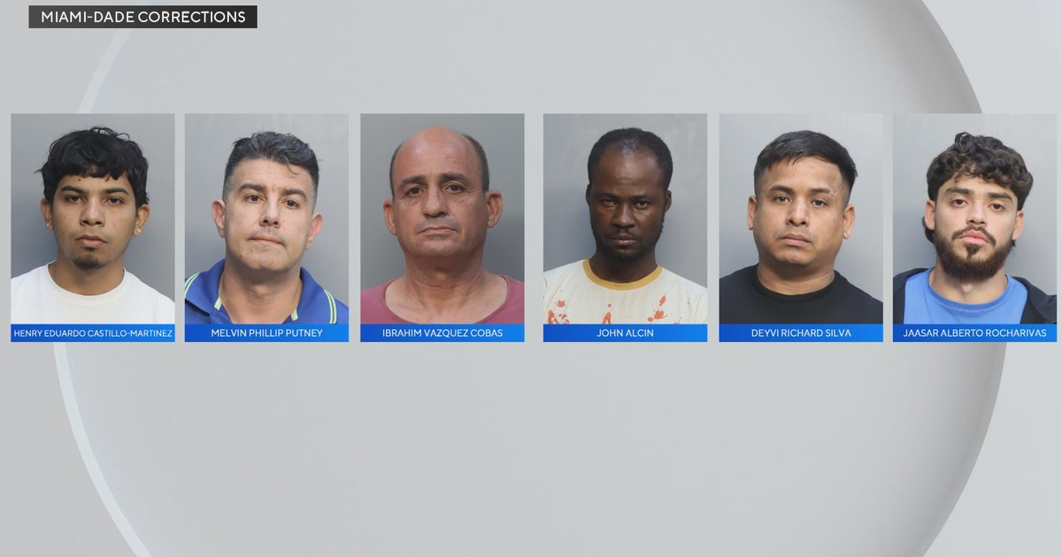 6 men arrested in undercover human trafficking sting operation in Miami, accused of purchasing sex with a minor