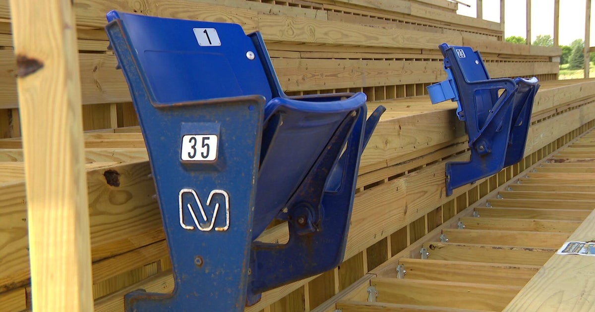 Atwater baseball field soon to be home to Metrodome's iconic blue seats