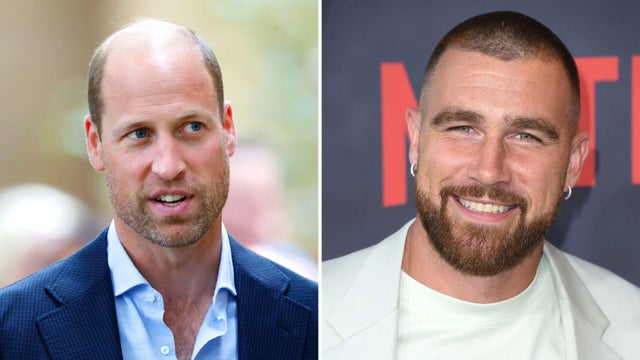 Prince William and Travis Kelce 