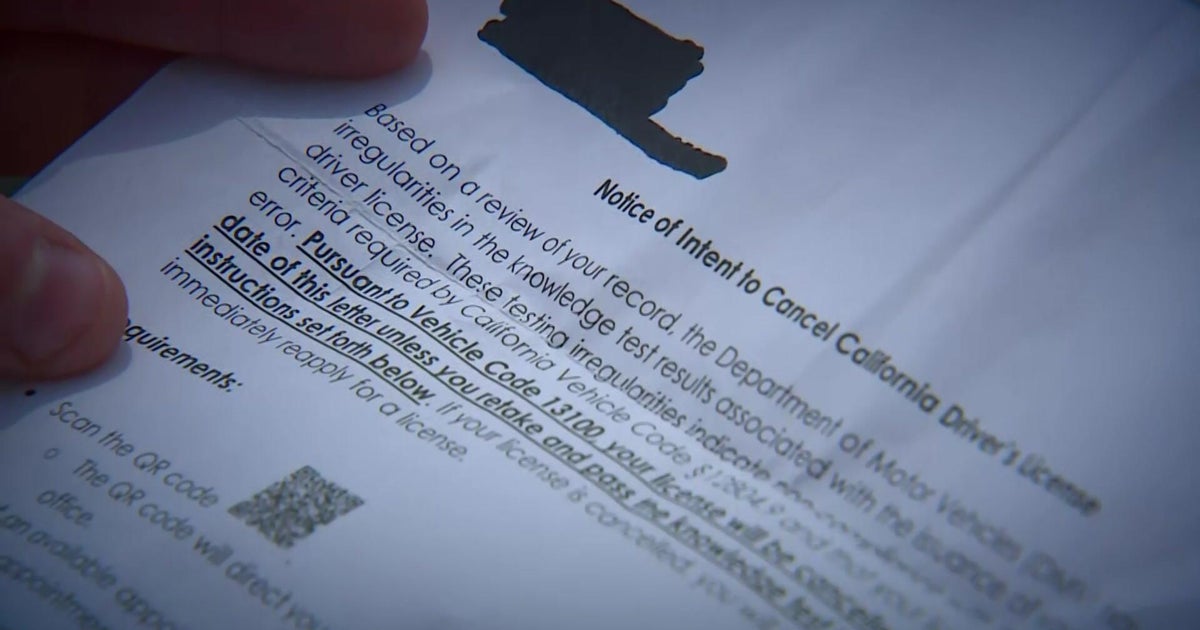 Many California drivers to retake written DMV test after receiving letter that stated 
