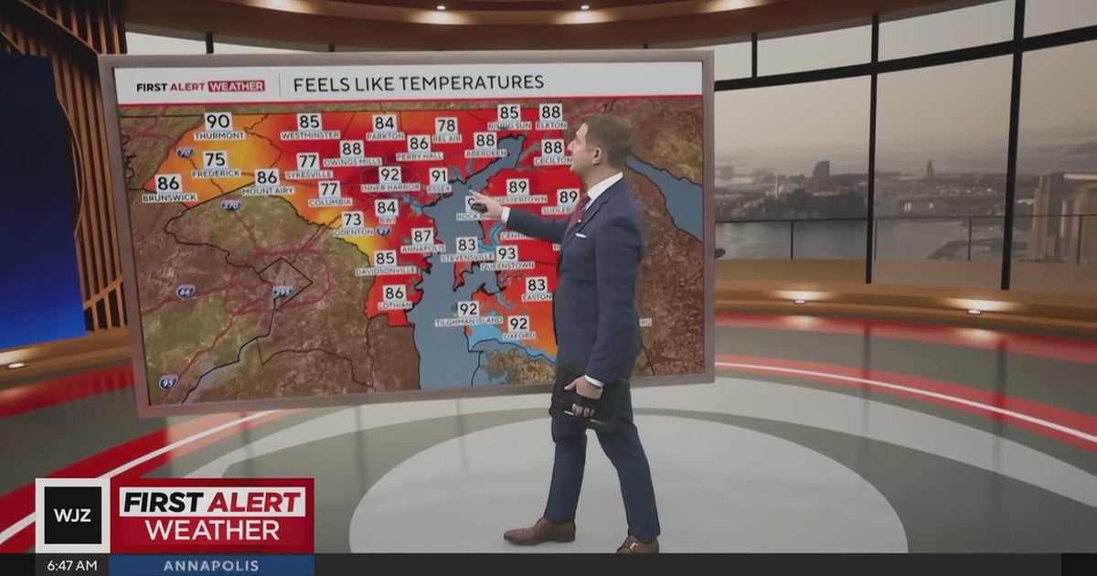 Extreme heat to continue in Maryland with possible thunderstorms Friday ...