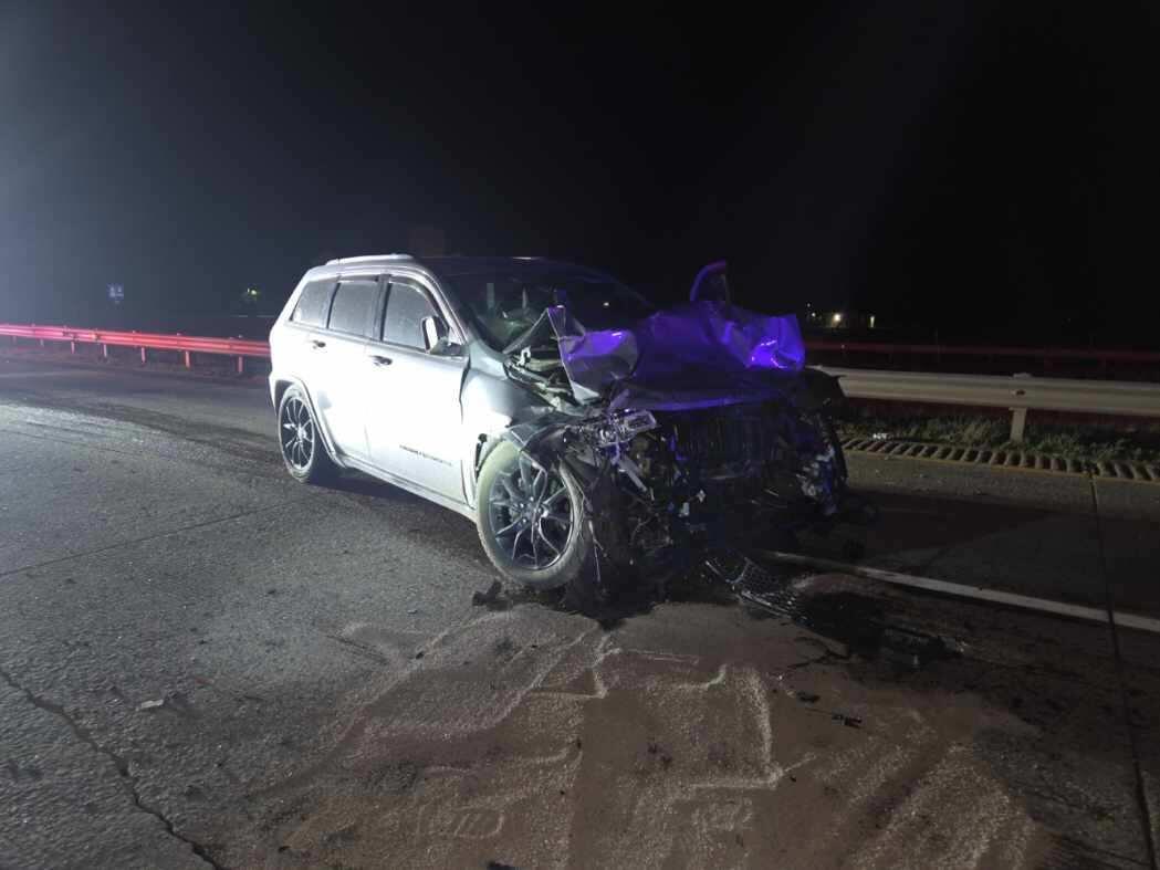 Police vehicle rear-ended on Colorado highway, trooper and 2 others ...