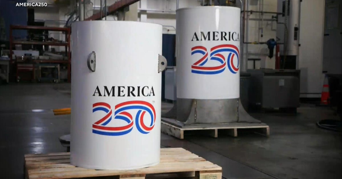 Philadelphia buries time capsule to commemorate America's 250th birthday