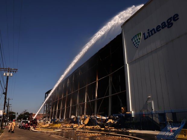 Boyle Heights warehouse fire.