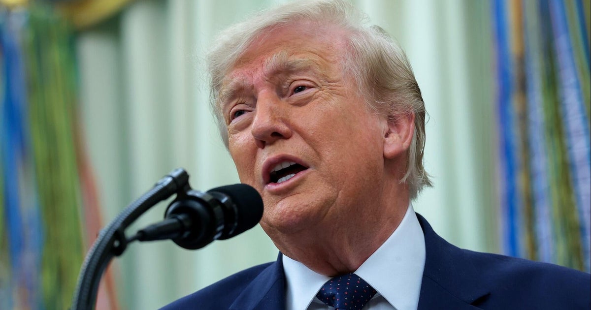 Trump talks NATO summit, FIFA phone call during "Trump Accounts" Oval Office event