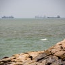 Vessel activity in the Strait of Hormuz 