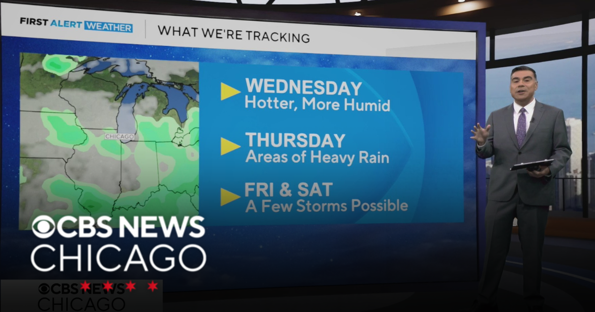 Tracking another chance for storms this week