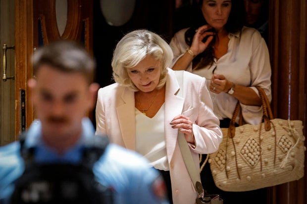French right-wing leader Marine Le Pen cleared to run in 2027 election