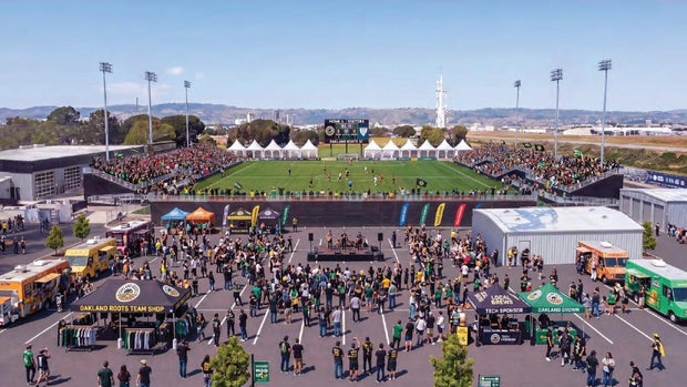 Oakland Roots and Soul SC Alameda Harbor Bay facility rendering