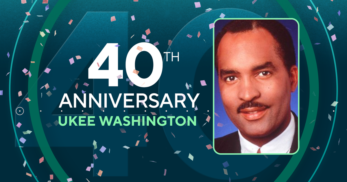 Anchor Ukee Washington celebrates 40 years with CBS News Philadelphia