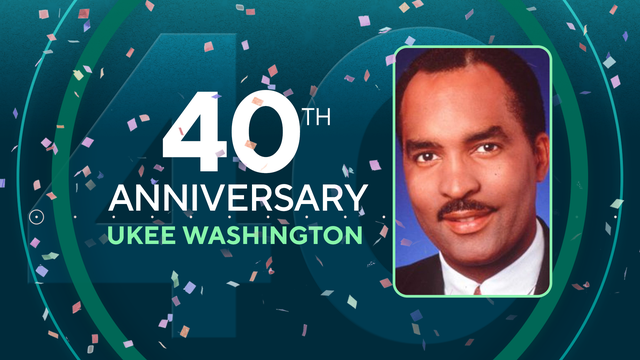 CBS News Philadelphia celebrates Ukee Washington's 40th anniversary 