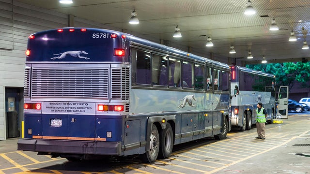 Greyhound bus terminal in Dallas, Texas 